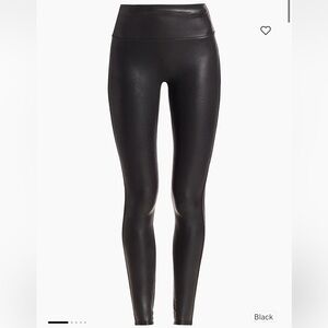 Spanx Faux Leather Black Women's Leggings